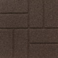 thumbnail image 1 of Tierra Verde 16" x 16" Brick Rubber Paver, Outdoor Floor Tiles for Yards, Brown, 4 Pack, 1 of 12