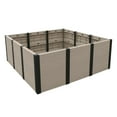 thumbnail image 1 of Tierra Verde 48-Inch x 48-Inch Raised Garden Bed for Patios or Decks, Khaki, 1 of 9