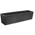 thumbnail image 1 of Tierra Verde MT5100373 Tabletop Trough Recycled Rubber Planter 6" x 24" Slate, 1 of 1