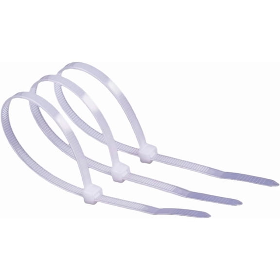 Ties, 100 white cable ties 12 inches, heavy-duty nylon ties high tensile strength, self-locking nylon ties, suitable for indoor and outdoor binding and fixing
