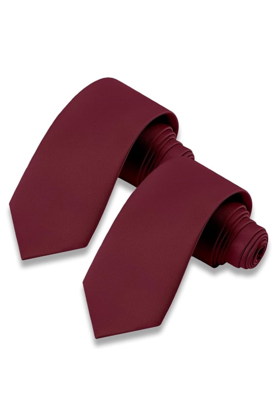 Ties For Men Solid Pure Color Formal Neckties 3.15" (8CM) Men's Tie for Business and Wedding