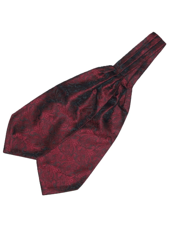 Ties for Men BWASD Adjustable Formal Classic Silky Satin Solid Pure Color Neck Tie Necktie Cravat Leisure for Wedding Banquet Dating Party Daily Wear Wine