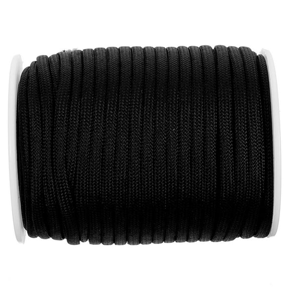 CRILSTYLEO Stable Black Extension Ladder Rope Roll Compatible with Multiple Ladder Brands Durable Use