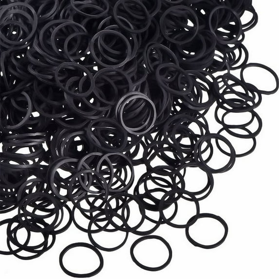 Ties for Women Thick Hair Small Scrunchies for Fine Hair Headbands for Women Non Small Rubber Bands for Glasses Hair for Women Fine Hair Black Rubber Band Hairdressing Hairdressing Rubber Band