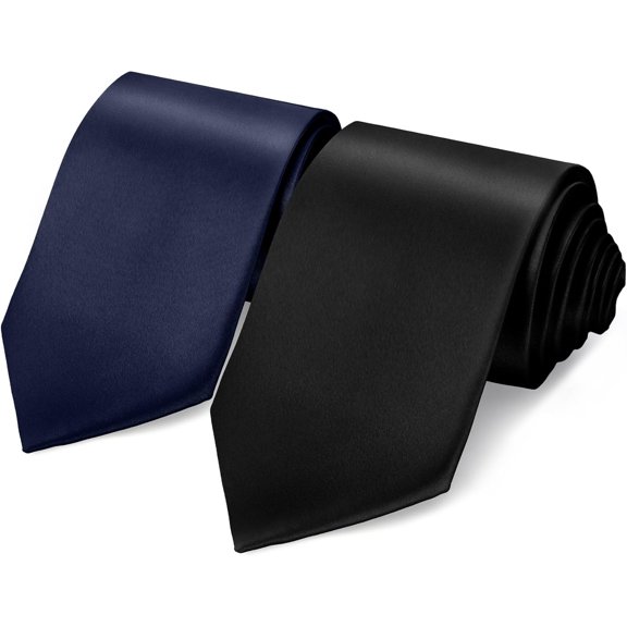Ties for Men, Mens Ties Solid Color, Men's Neckties Satin, Formal Tie for Wedding Business Graduation
