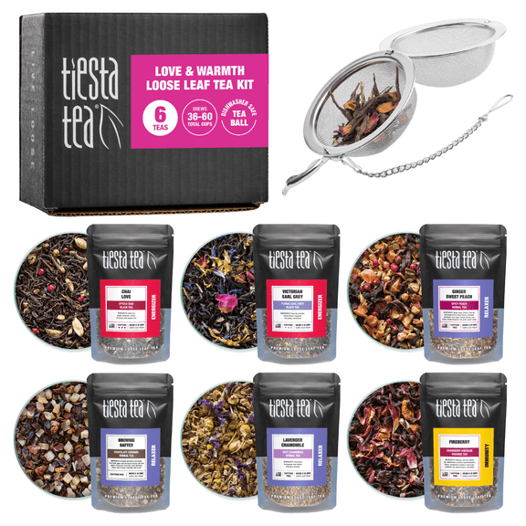 Tiesta Tea Box for Bae Tea Sampler Set Loose Leaf 7 Pack