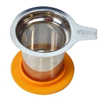 Tiesta Tea - Brewbasket, Stainless Steel Tea Basket Infuser for Loose Leaf Tea, Reusable Tea Infuser with Fine Mesh, Steeps Hot, Iced Tea & Coffee, Tea Steeper for one Cup - Holds 5 Ounces of Tea