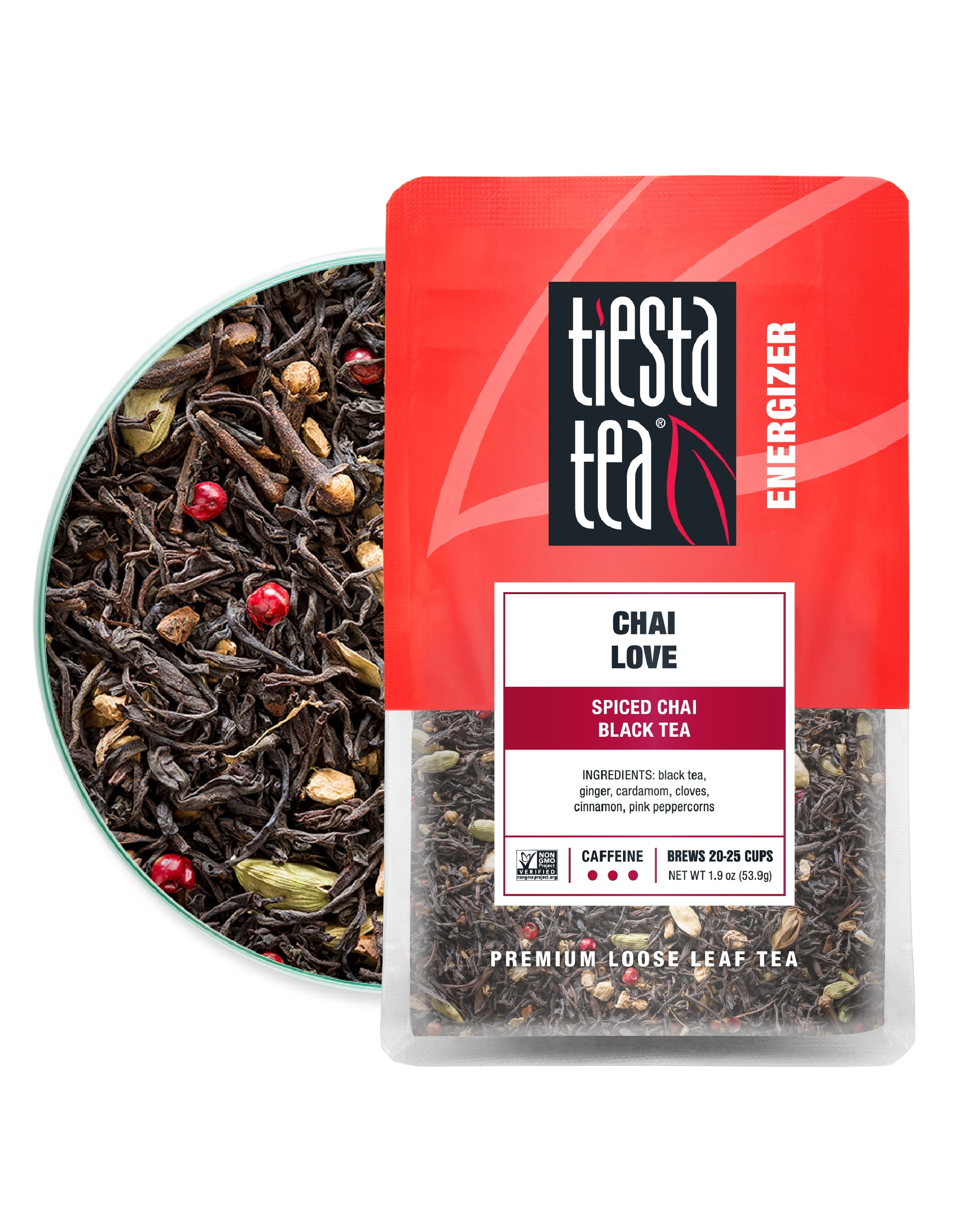 Tiesta Tea - Chai Love, Energizer Loose Leaf Black Tea, High Caffeine ...