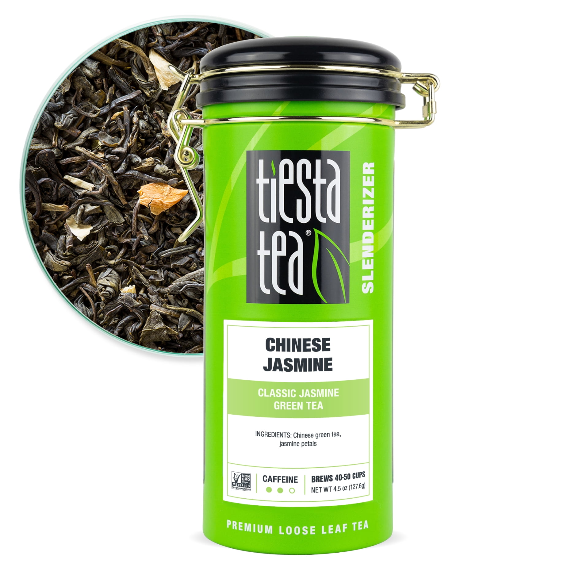 Tiesta Tea - Chinese Jasmine, Slenderizer Loose Leaf Green Tea, Classic ...