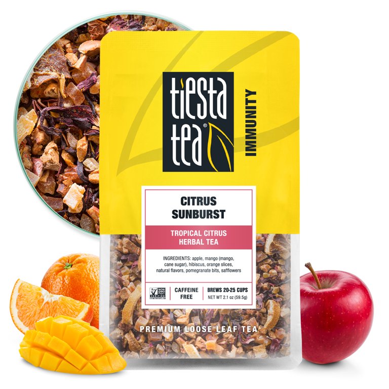 Tiesta Tea - Citrus Sunburst, Immunity Loose Leaf Fruit Tea 