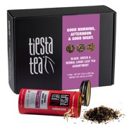 Tiesta Tea - Loose Leaf Tea Tin Gift Box, High to Non Caffeinated Tea Variety Pack, Make Hot & Iced Tea, 3 Tins of Assorted Tea Blends - Passion Berry Jolt, Fru