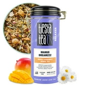 Tiesta Tea - Mango Dreamzzz, Relaxer Loose Leaf Herbal Tea, Caffeine Free, GMO-Free, Make Hot or Iced Tea & Brews Up to 50 Cups - 3 Ounce Refillable Tin
