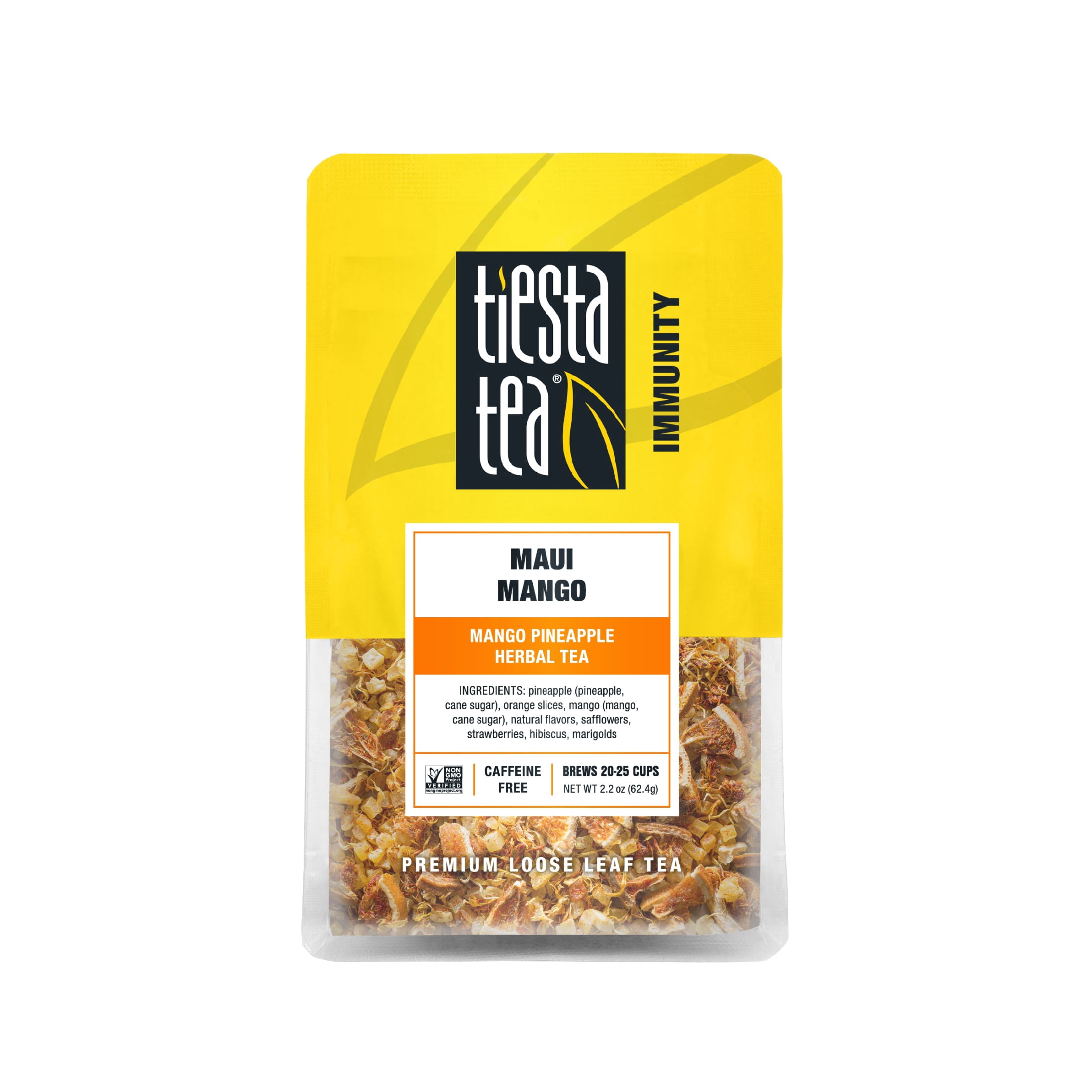Tiesta Tea Maui Mango Herbal Loose Leaf Tea Pouch
