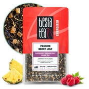 Tiesta Tea - Passion Berry Jolt, Energizer Loose Leaf Black Tea, High Caffeine, GMO-Free, Make Hot or Iced & Up to 25 Cups - 1.5 oz Resealable Pouch