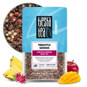 Tiesta Tea - Pineapple Sangria, Pineapple Hibiscus White Tea, Premium Loose Leaf Tea Blend, Low-Caffeinated Fruit Tea, Make Hot or Iced Up & 25 Cups - 2 oz Resealable Pouch