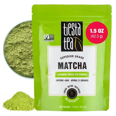 Tiesta Tea Superior Matcha, Matcha Powder Loose Leaf Green Tea, 1.5 oz