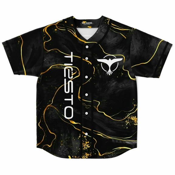 Tiesto Jersey Festival Clothing Festival DJ Merch Jersey Harajuku Thin button Baseball Uniform Men/Women Baseball Jersey For EDM Festivals Color2