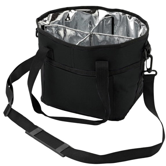 Tiezhimi 4 Compartment Insulated Drink Carrier Bag with Strap, Tumbler and Coffee Cup Holder for Hiking, Sports and Daily Use