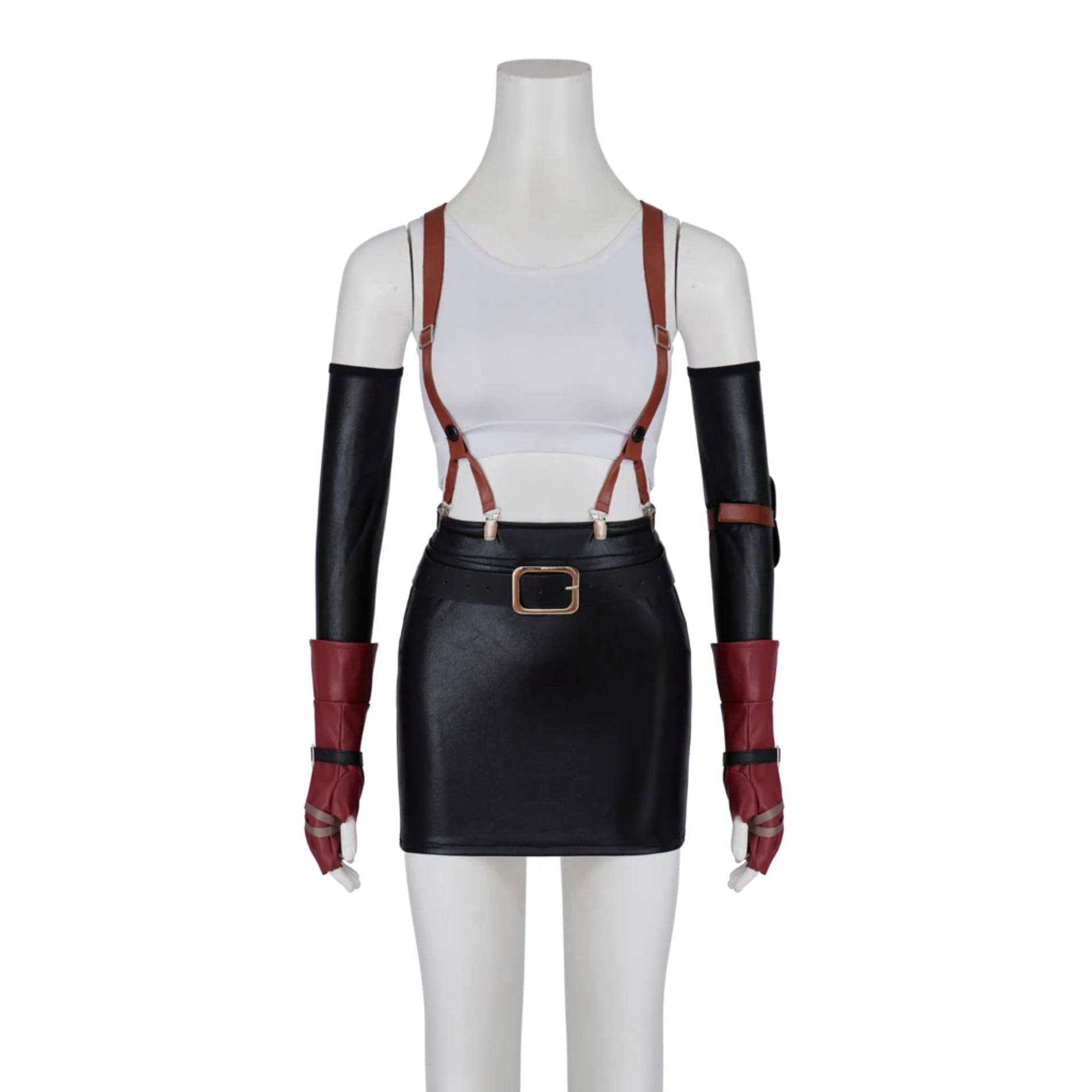 Tifa Sexy Dress Adult Women Halloween Party Fantasia Outfits - Walmart.com