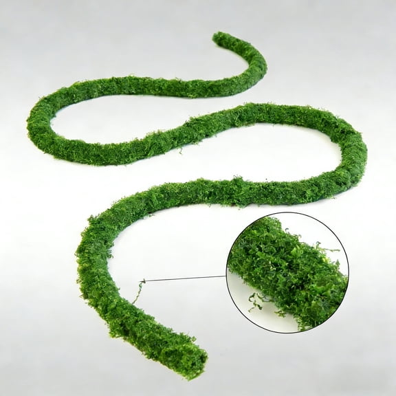Tifaealis Flexible Moss Craft Vine Letters | 5-Pack 1m Faux Moss Wire | Perfect for Weddings, Seasonal Displays & Custom Signs | Easy DIY Decor for All Occasions
