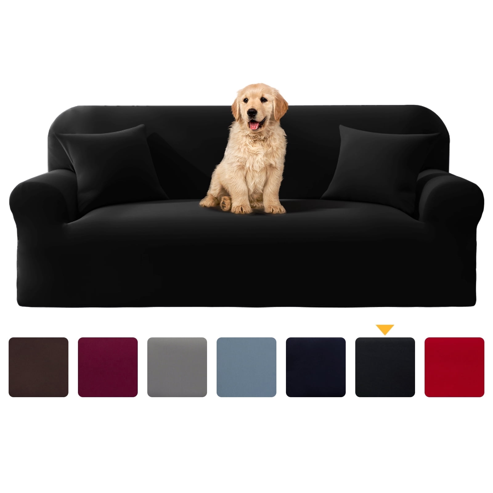 YEAHOME Stretch Sofa Slipcover with Pillow Case 1-Piece Sofa Cover