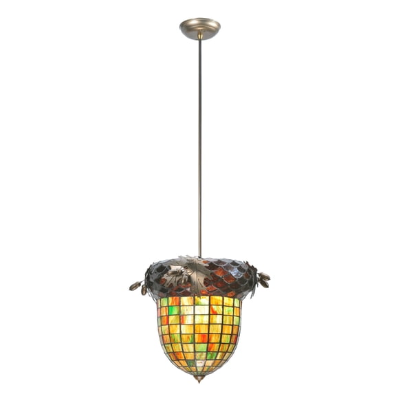 Tiffany 107367 12 W Greenbriar Oak Inverted Pendant