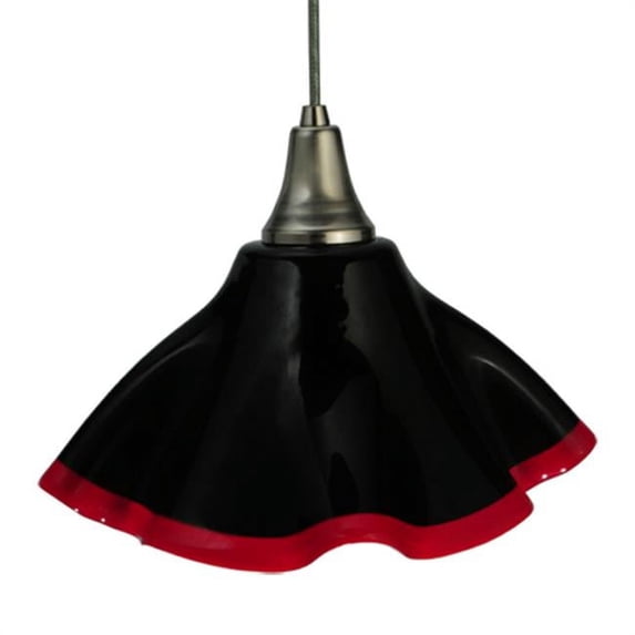 Tiffany 132958 12 W Formal Affair Draped Fused Glass Pendant