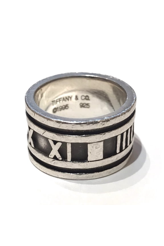Pre-Owned Tiffany Atlas ring, silver, SV925, approximately size 10, TIFFANY & CO.