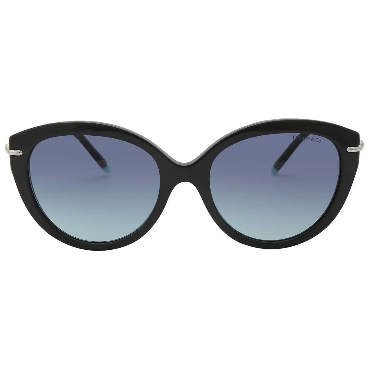 Tiffany Azure Gradient Blue Cat Eye Ladies Sunglasses TF4187 