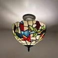thumbnail image 1 of Enjoy Decor Lamps Tiffany 2-Light Bronze LED Pendant Lights with Stained Glass Shades, 1 of 4