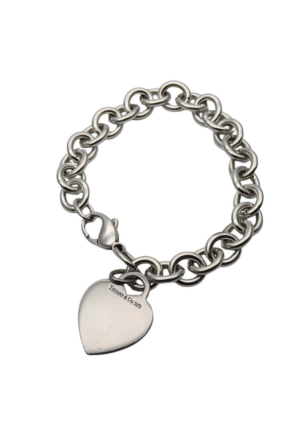 Pre-Owned Tiffany & Co. Return to Heart Tag Bracelet, 925 Sterling Silver, Approx.... (Good)
