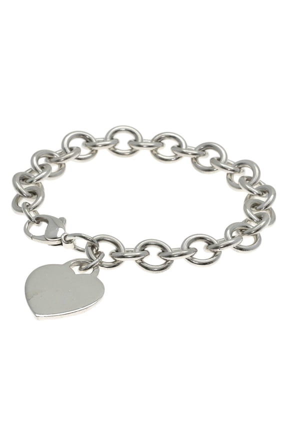 Pre-Owned Tiffany & Co. Return to Heart Tag Bracelet, Silver, Women's.