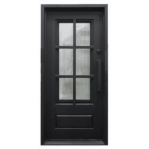 Tiffany Iron Door 6-Lite
