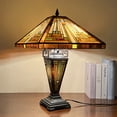 thumbnail image 1 of Tiffany Lamp Stained Glass Table Lamp 16x16x24 Inches 3-Light Style Mother-Daughter Vase Desk Reading Light Decor for Home Office Bedroom Living Room, 1 of 7