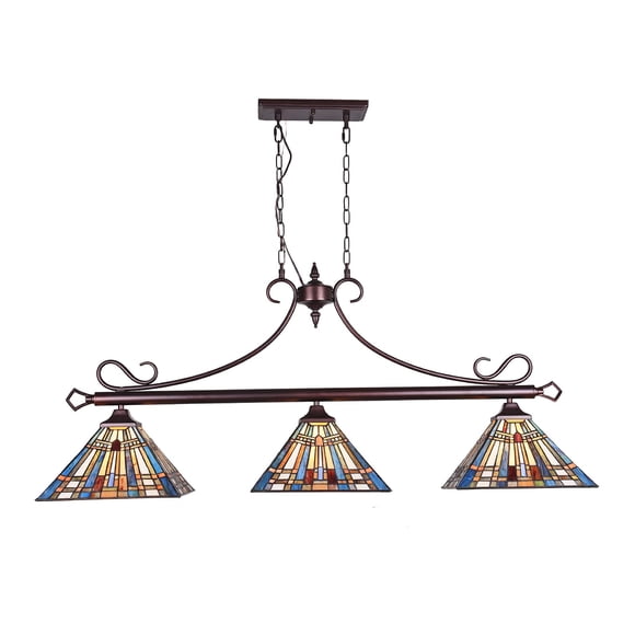 Billiard Pool Table Light Tiffany Ceiling