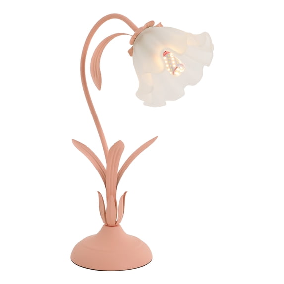 Tiffany Style Table Lamp E27 Bedside Lamp Floral Glass Lamp Dimmable Lamp+Remote