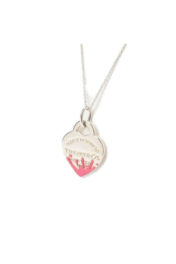 Pre-Owned Tiffany TIFFANY Return to Heart Tag Color Splash Necklace Sv.925 40.6cm... (Good)