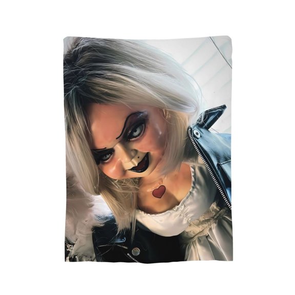 Tiffany Valentine Blanket, Soft Flannel Throw Cozy Flannel Blankets Travel Throw Blanket Super Soft Lightweight Bedding Lap Chair Sofa for Adults Kids Teens 40"X30"