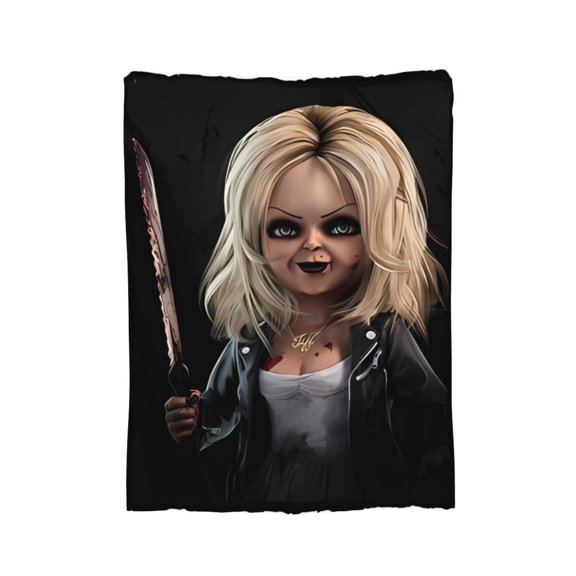 Tiffany Valentine Blanket, Soft Flannel Throw Cozy Flannel Blankets Travel Throw Blanket Super Soft Lightweight Bedding Lap Chair Sofa for Adults Kids Teens 40"X30"