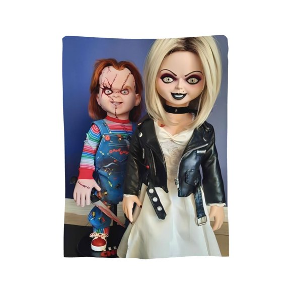 Tiffany Valentine Blanket, Soft Flannel Throw Cozy Flannel Blankets Travel Throw Blanket Super Soft Lightweight Bedding Lap Chair Sofa for Adults Kids Teens 40"X30"