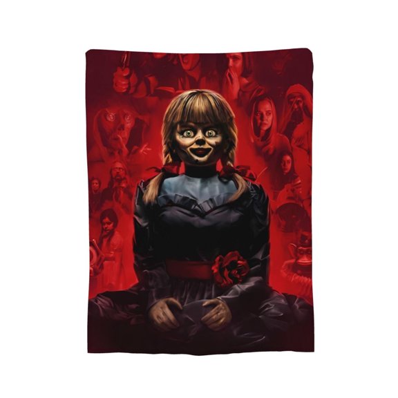 Tiffany Valentine Blanket, Soft Flannel Throw Cozy Flannel Blankets Travel Throw Blanket Super Soft Lightweight Bedding Lap Chair Sofa for Adults Kids Teens 50"X40"