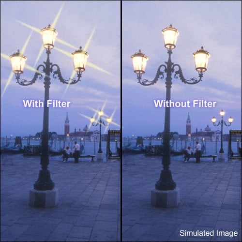 Tiffen 4 x 4" 4 Point/3mm Grid Star Effect Glass Filter