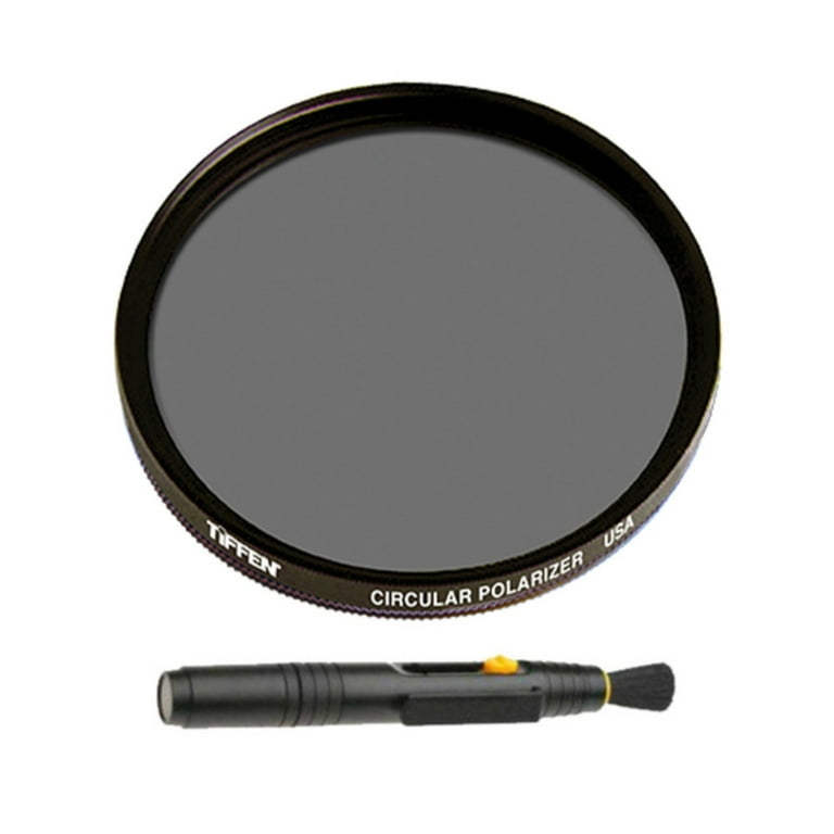 Tiffen 52mm Circular Polarizing Lens Filter and Lens Cleaning - Main Image