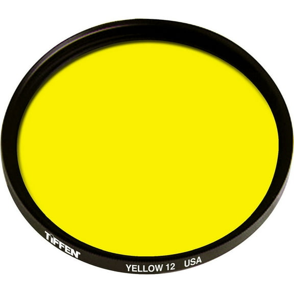 Tiffen 62mm #12 Glass Filter - Yellow