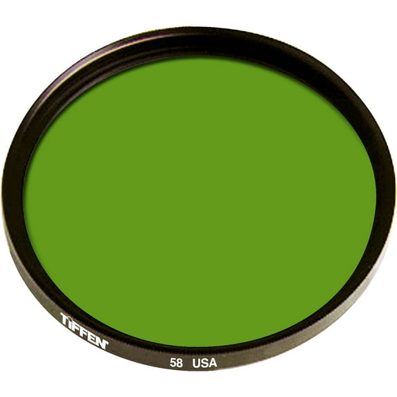 Tiffen 62mm #58 Glass Filter - Dark Green