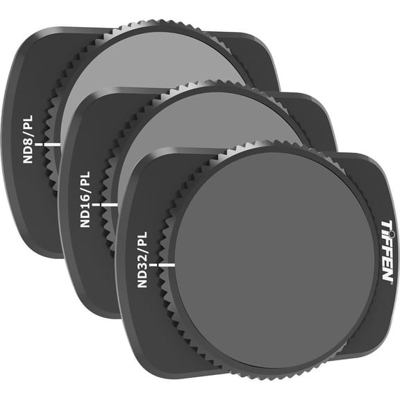 Tiffen ND/PL Filter Kit for DJI Osmo Pocket 3 Gimbal Camera, 3-Pack
