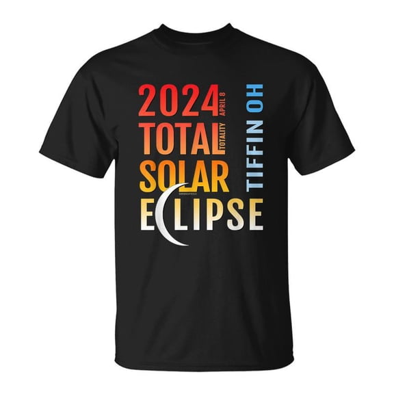 Tiffin Ohio Oh Total Solar Eclipse 2024 5 TShirt