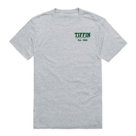 Tiffin University Dragons Practice T-Shirt, Heather Grey - Small