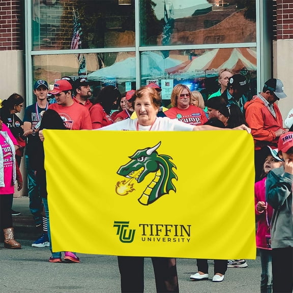 Tiffin University Logo Banner Breeze Flag Outdoor Flags Home Flag Garden Flag 3 'X 5' Ft