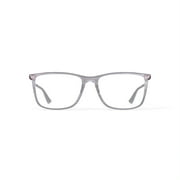 Tiflex Mens T1777 Square Prescription Eyeglasses with Case, Crystal
